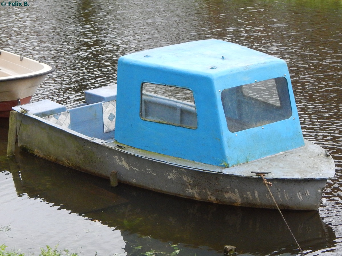 Eines der lustigsten Boote in Friedrichstadt am 20.10.2014