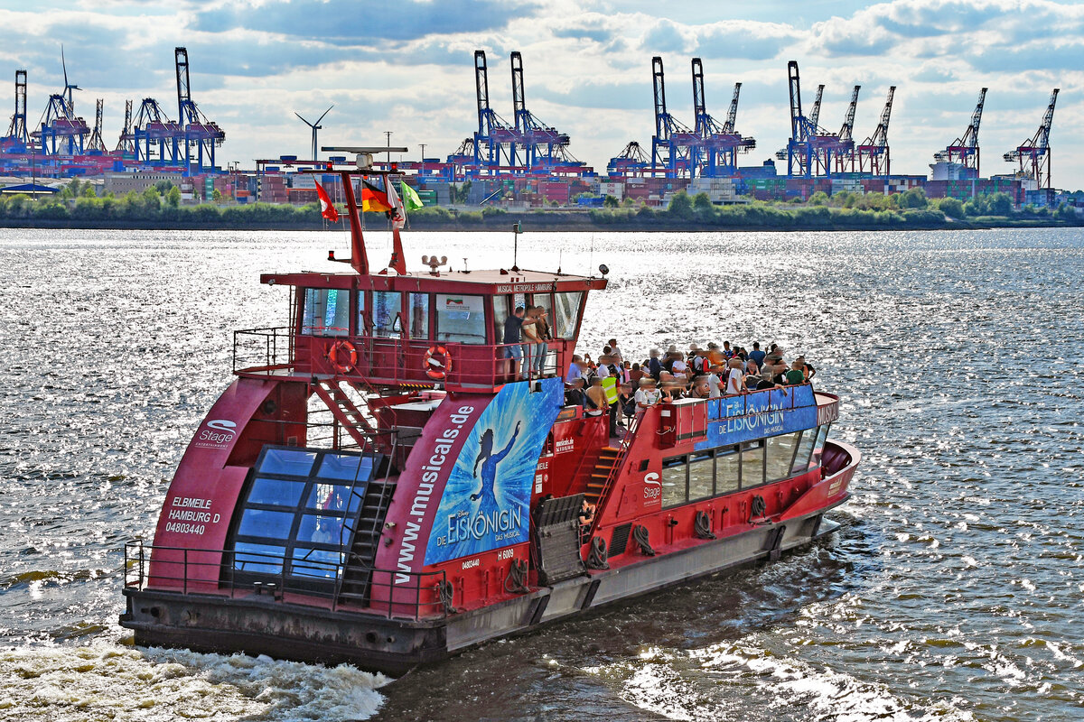 ELBMEILE (ENI 04803440) am 02.09.2022 im Hafen von Hamburg