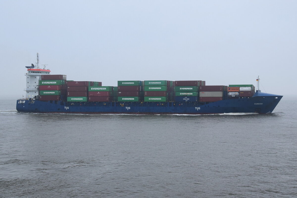 ELBWATER , Feederschiff , IMO 9504073 , 1036 TEU , 151.72 x 23.4 m , Baujahr 2012 , Cuxhaven , 11.11.2021