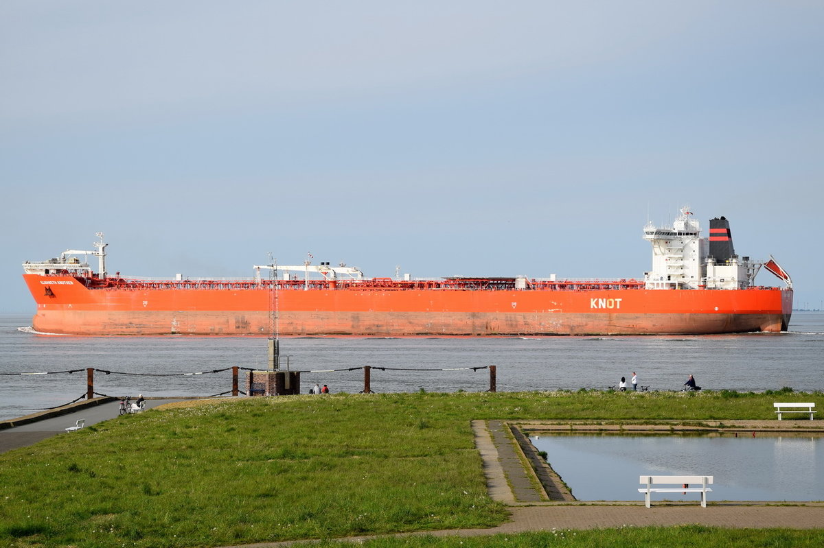 ELISABETH KNUTSEN , Tanker , IMO 9131357 , Baujahr 1997 , 265 × 42.5m , 15.05.2017  Cuxhaven