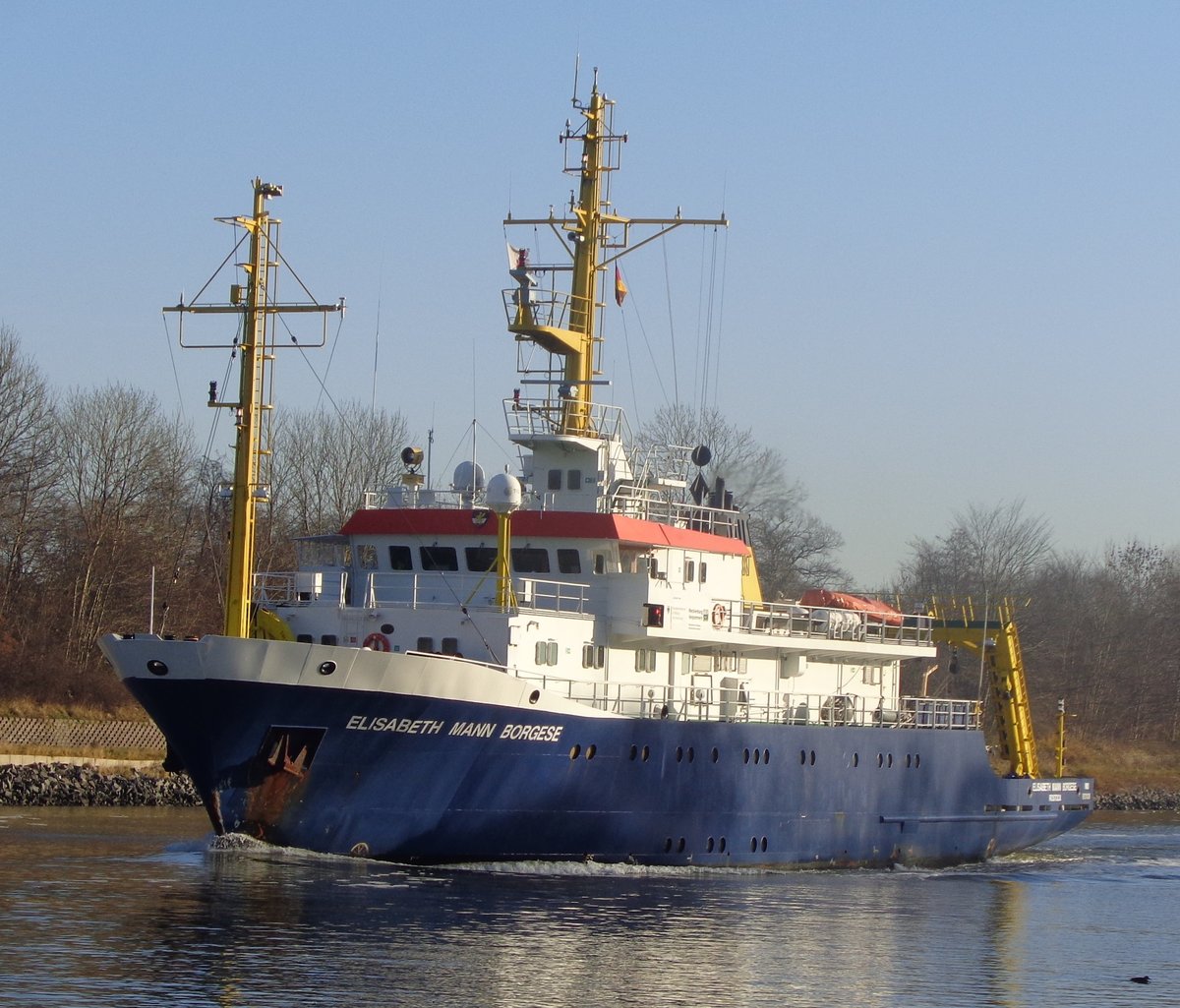 ELISABETH MANN BORGESE IMO8521438 ex Schwedeneck Y860 am29-11-2016 im
NOK bei Kl. Königsförde