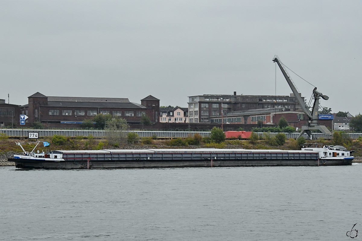 Ende August 2022 war in Duisburg das Gütermotorschiff BAVARIA 52 (ENI: 04403030) zu sehen.
