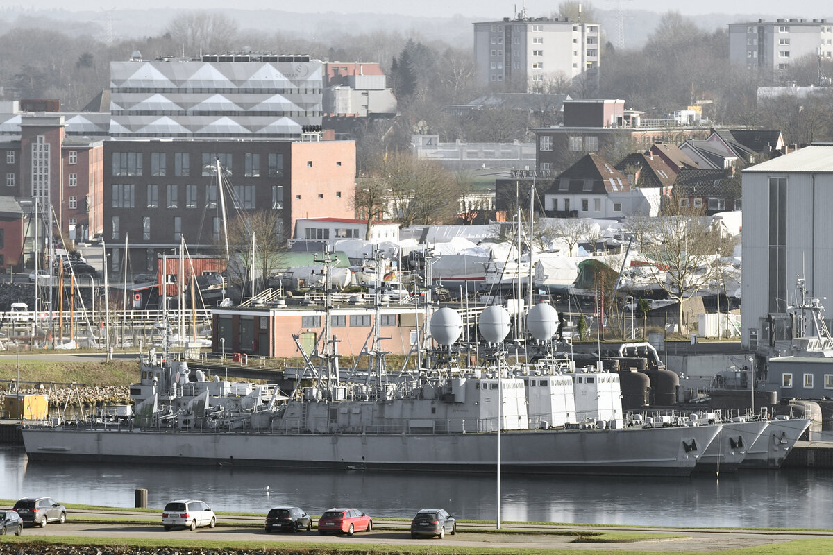 Ex FRETTCHEN am 08.02.2023 in Kiel