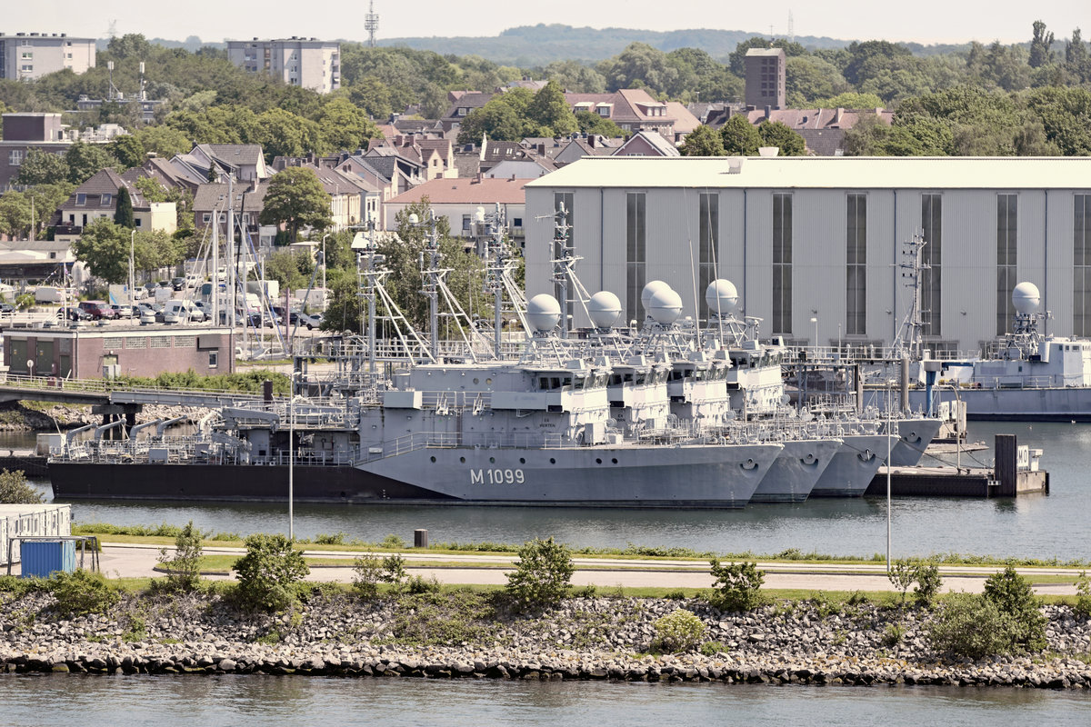 Ex-HERTEN / M 1099 am 23.6.2019 in Kiel