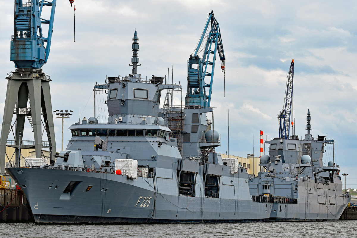 F225 RHEINLAND-PFALZ am 27.05.2019 im Hafen von Hamburg