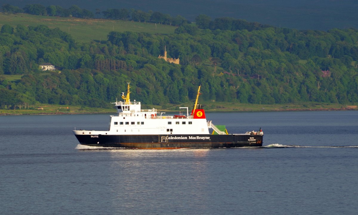 Fährschiff MS BUTE vor Bute (Schottland) am 02.06.17