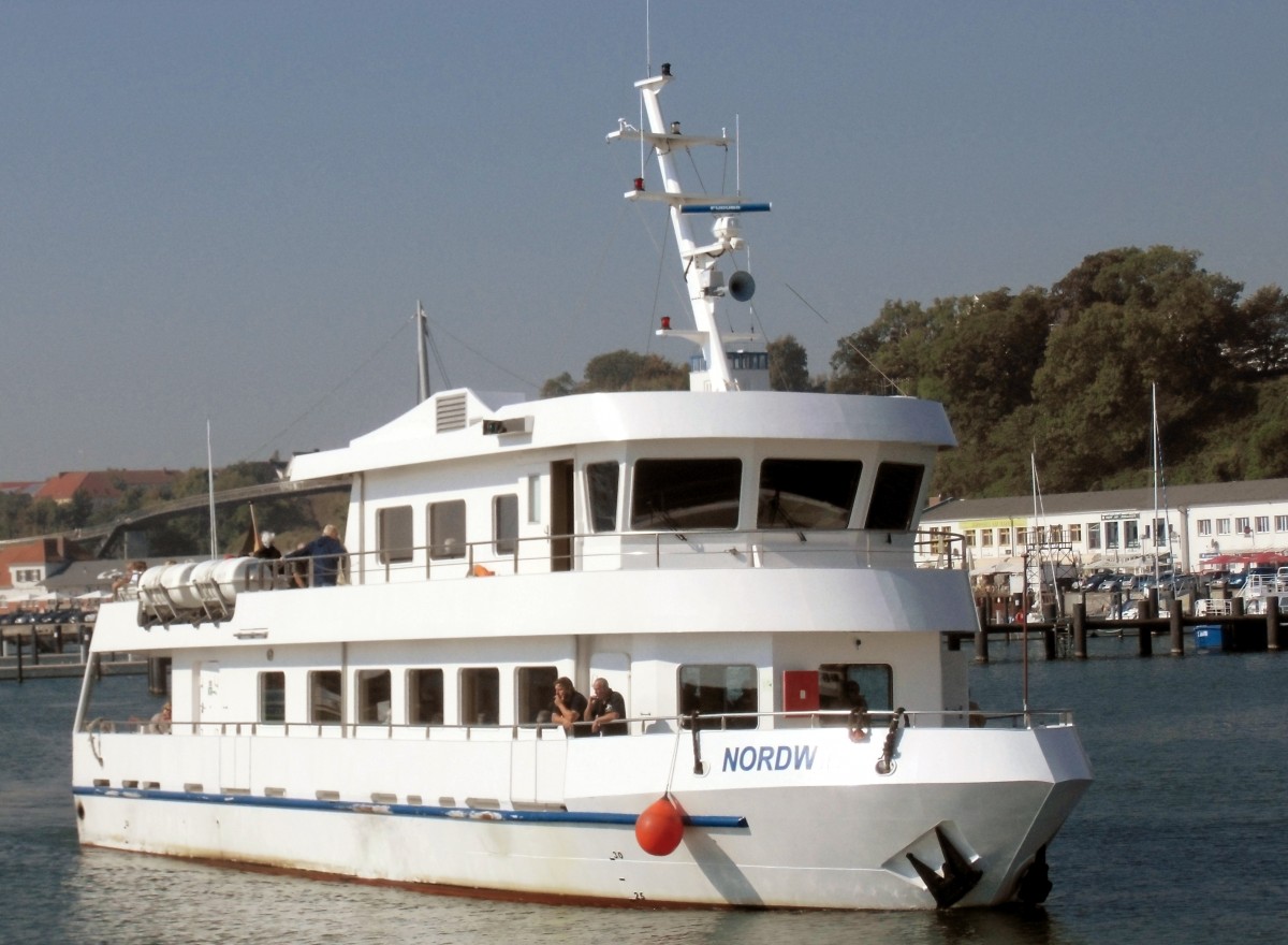 Fahrgastschiff  Nordwind  am 19.09.14 in Sassnitz.