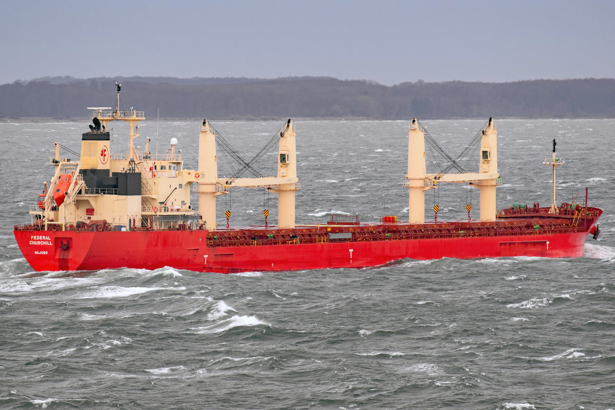 FEDERAL CHURCHILL (IMO: 9671060) am 09.02.2020 in der Ostsee