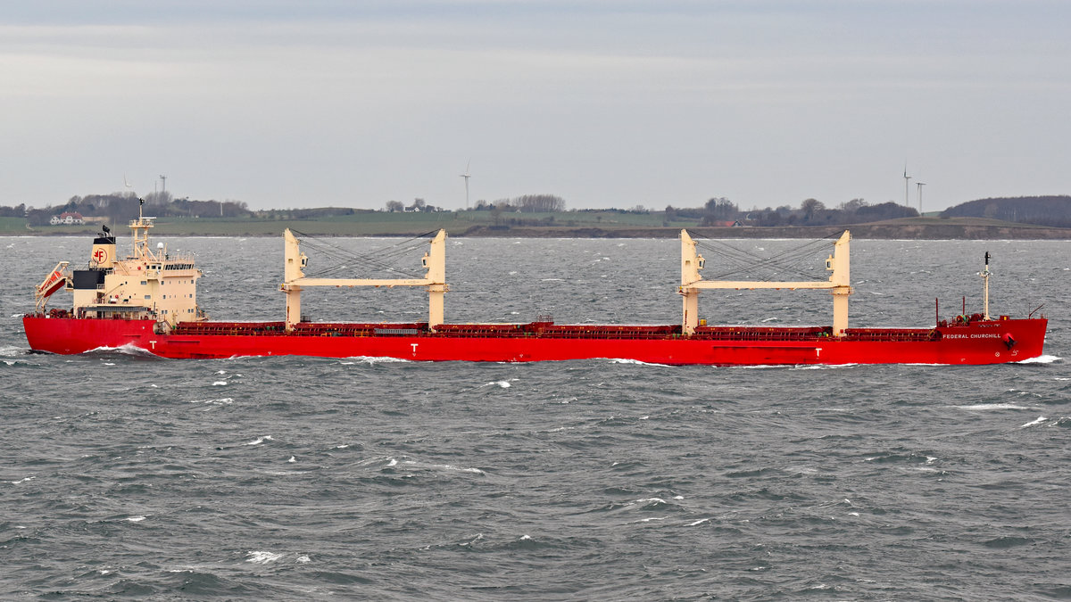 FEDERAL CHURCHILL (IMO: 9671060) am 09.02.2020 in der Ostsee