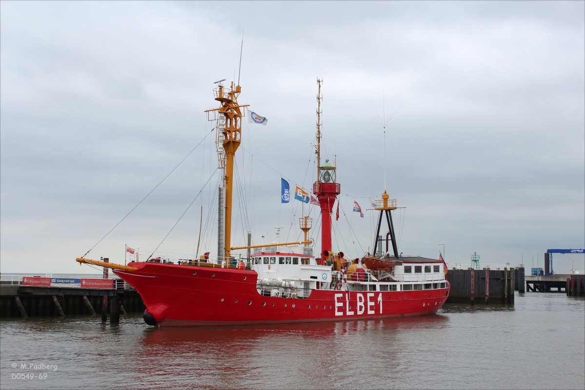 Feuerschiff  ELBE1 ;(Brgermeister-Oswald) am 31.05.2012 im Hafen Cuxhaven.