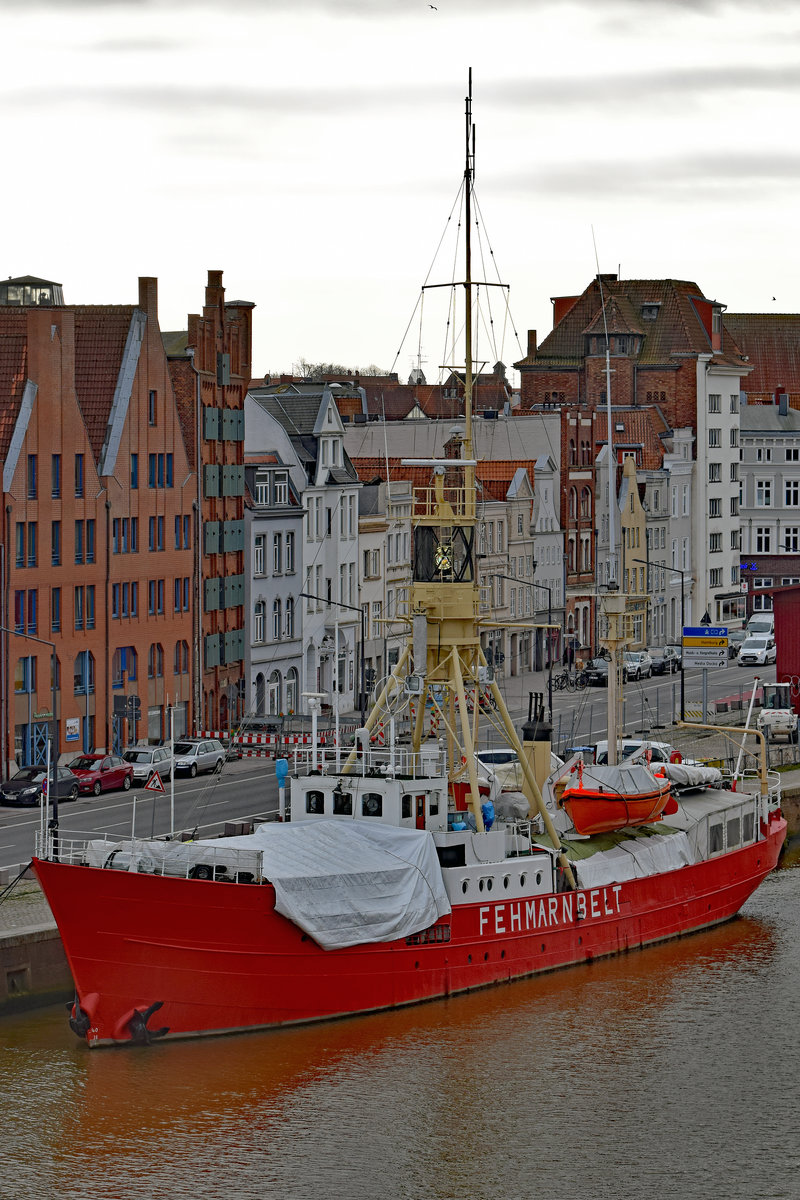 Feuerschiff FEHMARNBELT am 15.02.2020 in Lübeck
