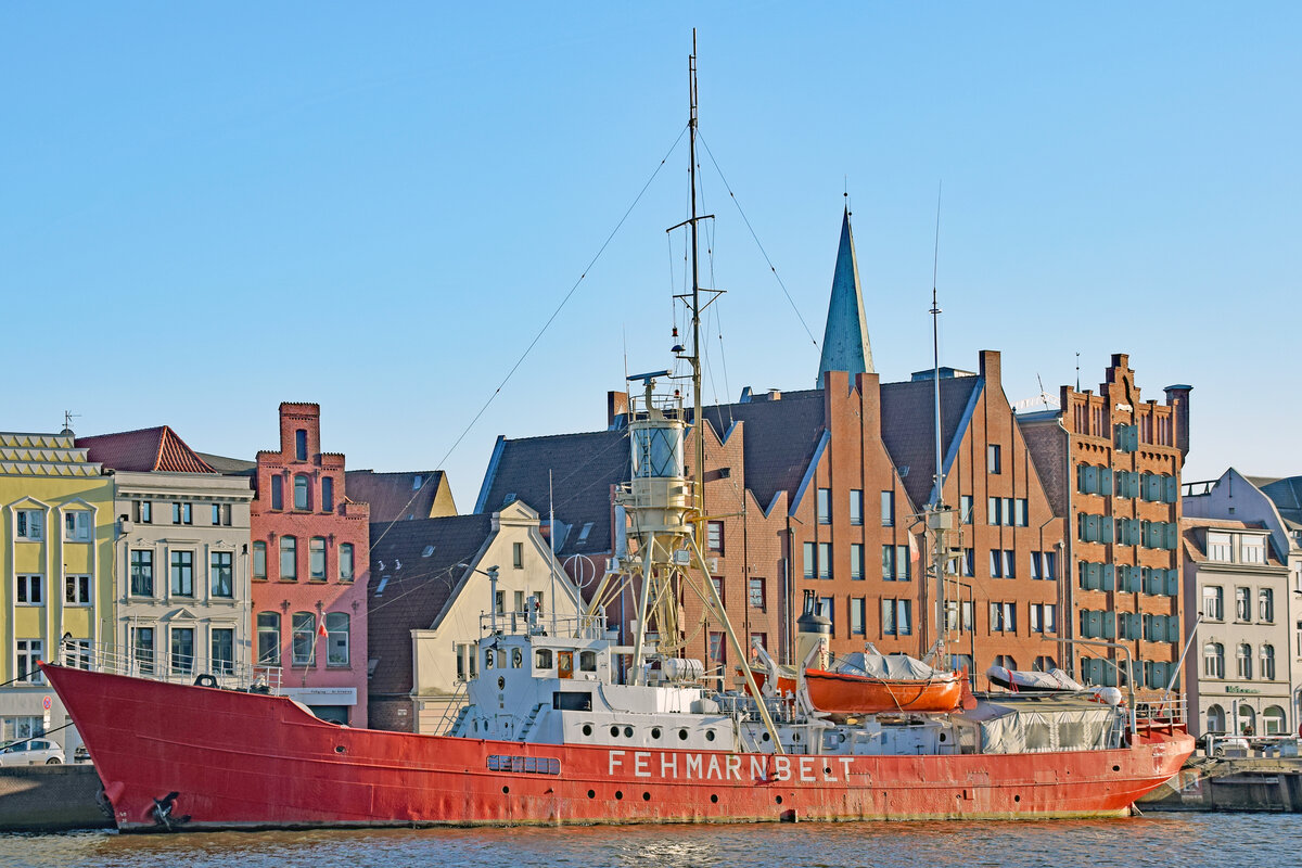 Feuerschiff FEHMARNBELT am 19.03.2022 in Lübeck