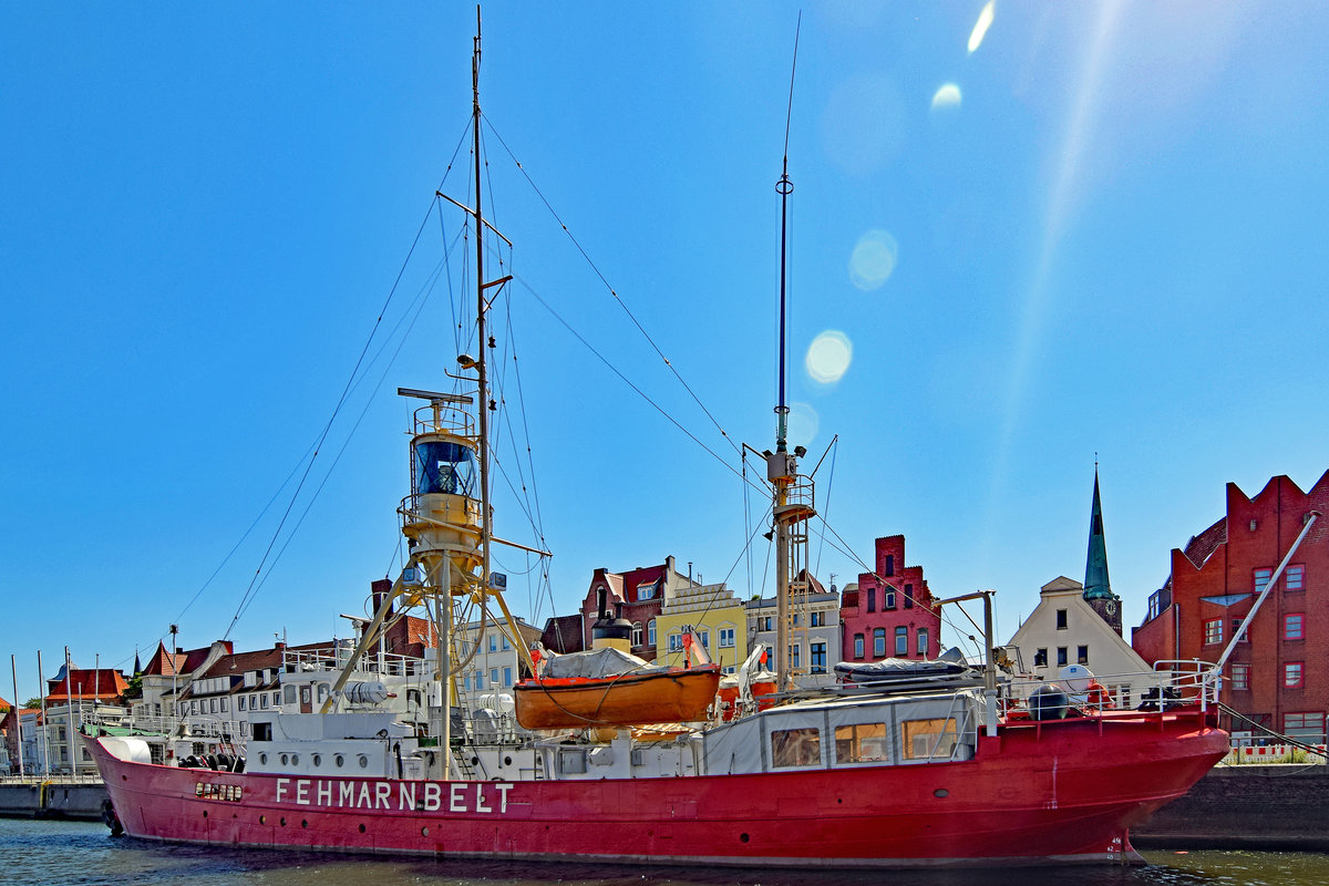 Feuerschiff FEHMARNBELT am 20.5.2018 in Lübeck