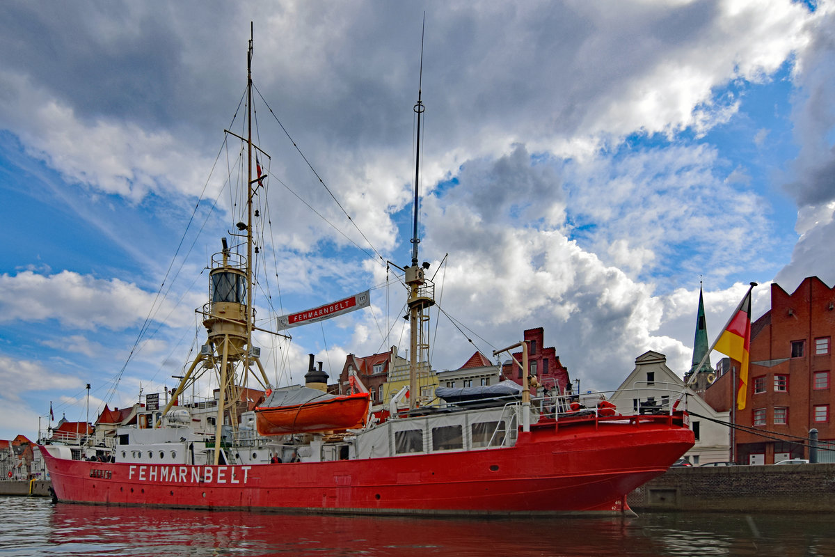 Feuerschiff FEHMARNBELT am 8.9.2019 in Lübeck