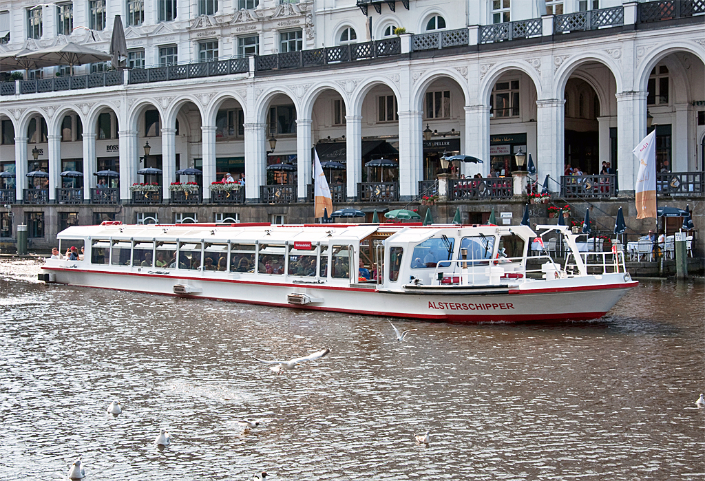 FGS  Alsterschipper  auf der  Kleinen Alster  in Hamburg - 13.07.2013