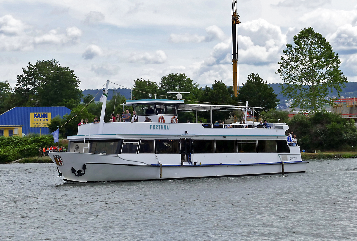 FGS Fortuna auf der Mosel in Koblenz - 15.06.2019