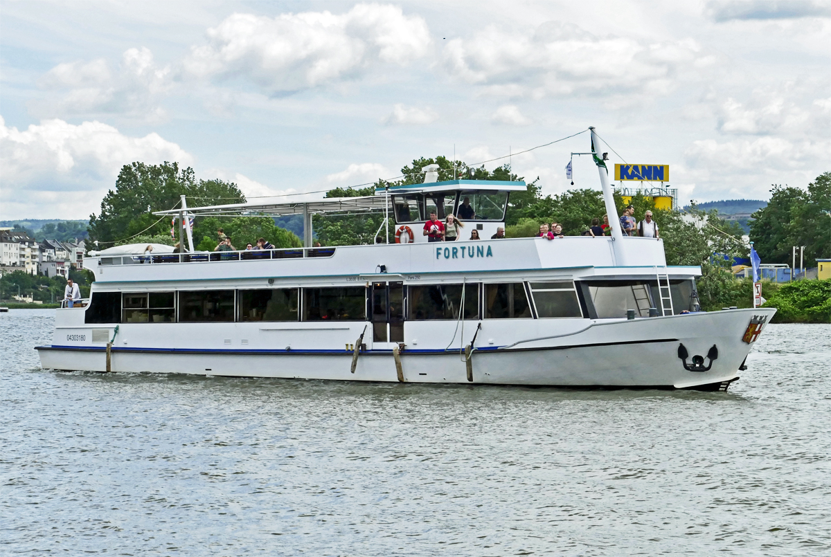 FGS Fortuna auf der Mosel in Koblenz - 15.06.2019