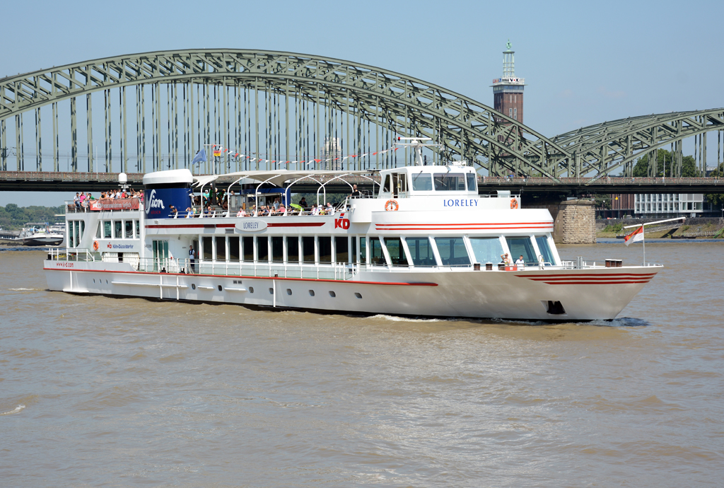 FGS  Loreley  der KD in Köln - 31.07.2014