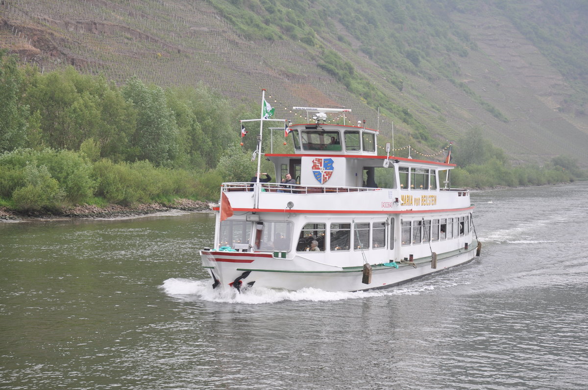 FGS Maria von Beilstein der Personenschifffahrt Gebr. Kolb aufgenommen 02.05.2014 an der Mosel 