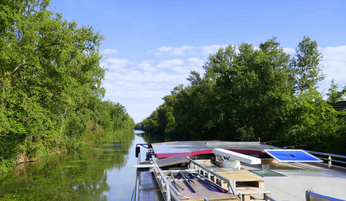 FGS Napoleon auf dem Neubreisachkanal Richtung Colmar, Aug.2025