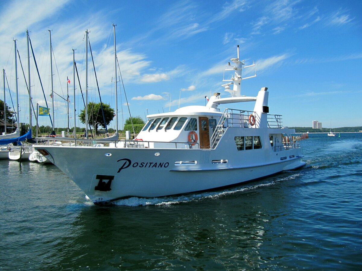 FGS  POSITANO  , leider ohne Daten , lief am 03.08.2022 in den Hafen von Niendorf/Ostsee ein.