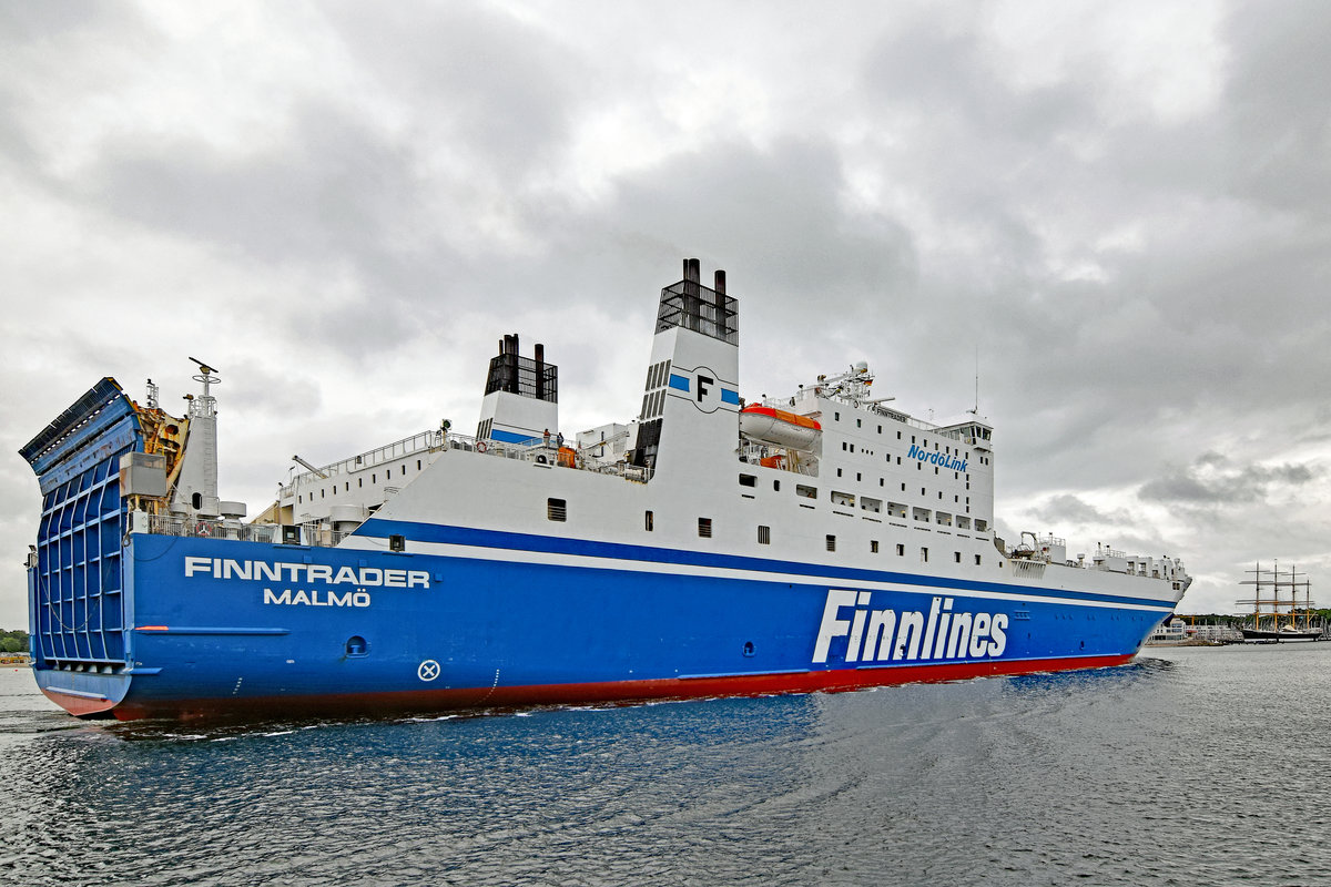 FINNTRADER (IMO 9017769) am 23.06.2018 in Lübeck-Travemünde einlaufend