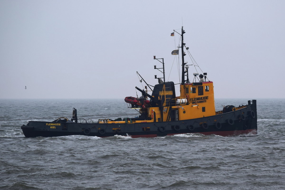 FLEMHUDE , Schlepper , IMO 5346473 , Baujahr 1962 , 23.69 × 7.03m , 09.11.2018  Cuxhaven