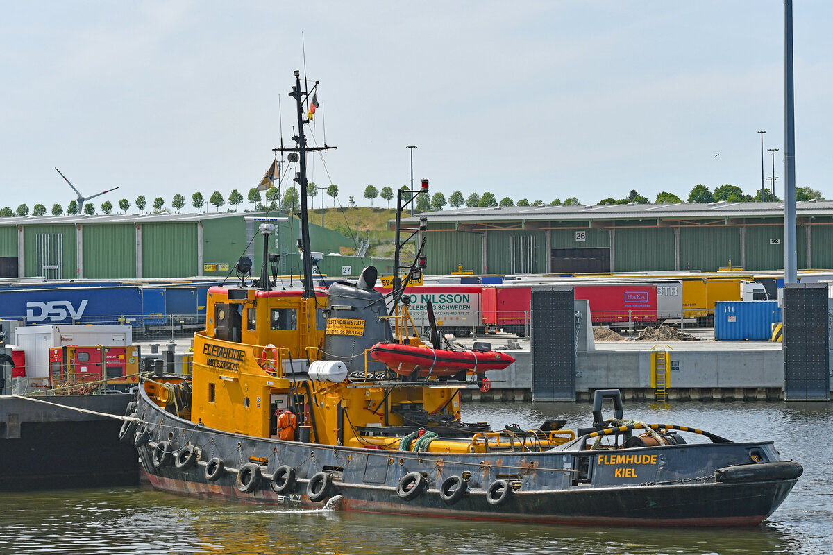 FLEMHUDE (IMO: 5346473) am 31.05.2023 in Lübeck-Travemünde