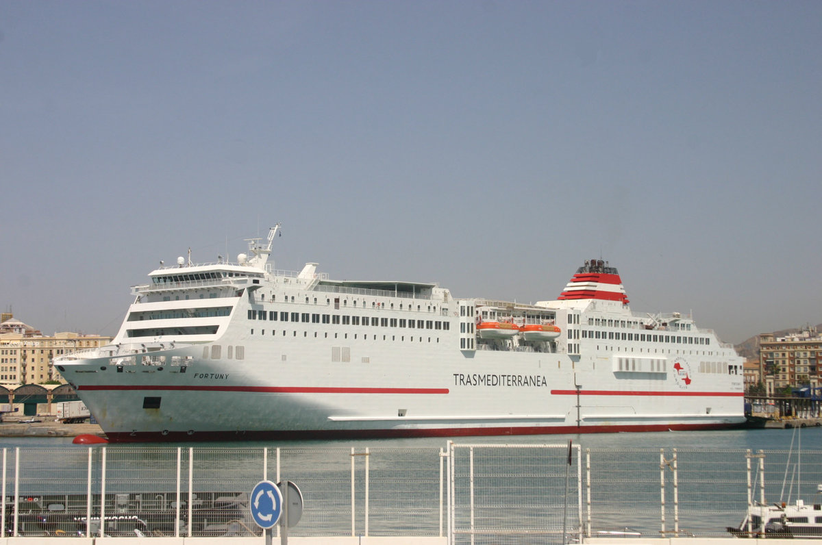 Fortuny im Hafen von Malaga (Sommer 2015)