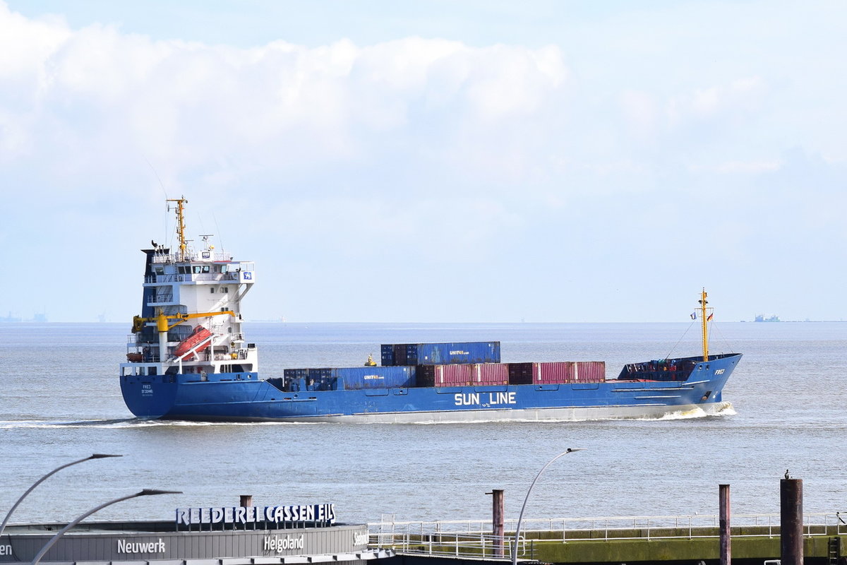 FREJ , General Cargo , IMO 9101156 , Baujahr 1994 , 97.53 x 15.9 m , 19.03.2020 , Cuxhaven