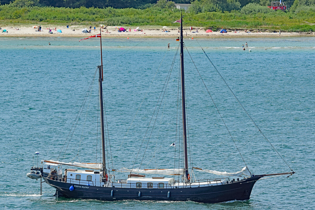 FREYA NJORD am 17.7.2021 in der Kieler Förde