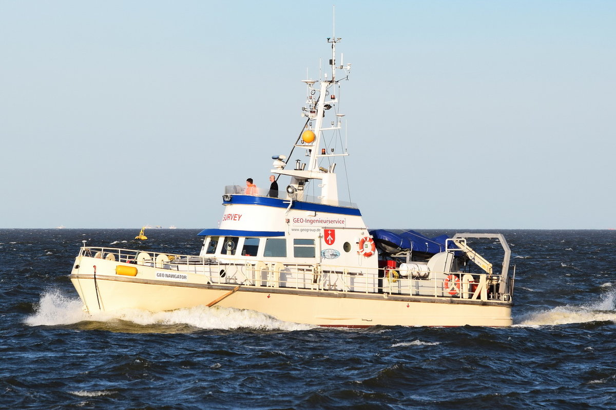 GEO NAVIGATOR , Tender , MMSI 211239400 , 20.x 5m , 31.05.2020 , Cuxhaven