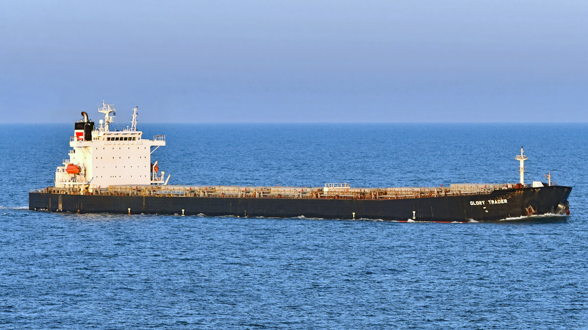 GLORY TRADER (IMO 9287778) am 08.02.2023 in der Ostsee