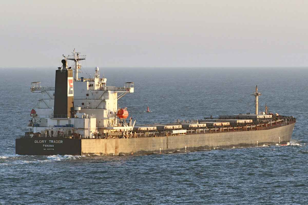 GLORY TRADER (IMO 9287778) am 08.02.2023 in der Ostsee