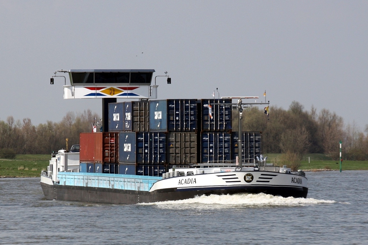 GMS Acadia Europa Nr.:02335205 auf dem Rhein bei Xanten 09.04.2016