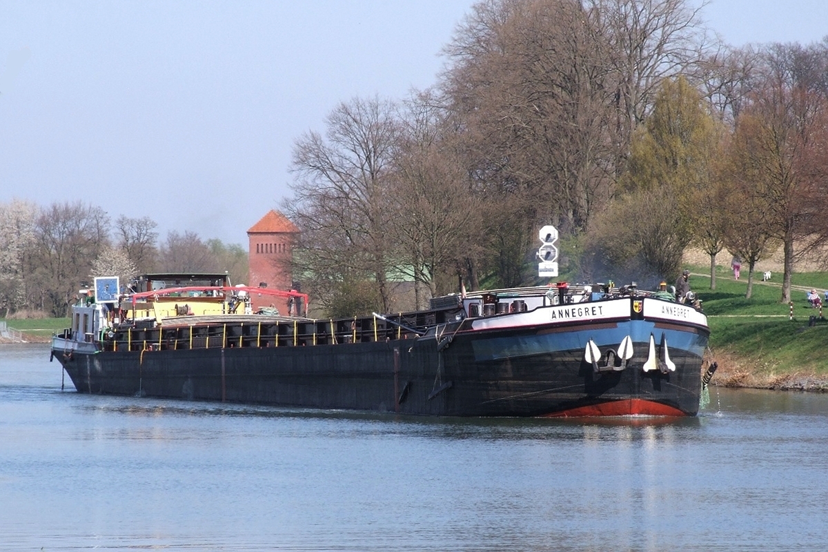 GMS Annegret (ENI:04018550)Baujahr 1955 Maschine.Deutz 500 PS am 29.03.2019 auf dem DEK bei Datteln.