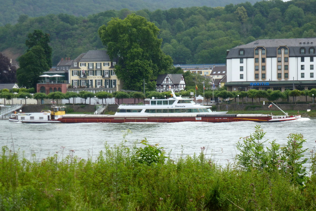 GMS ANNEROSE auf dem Rhein bei Königswinter am 22.06.2020.