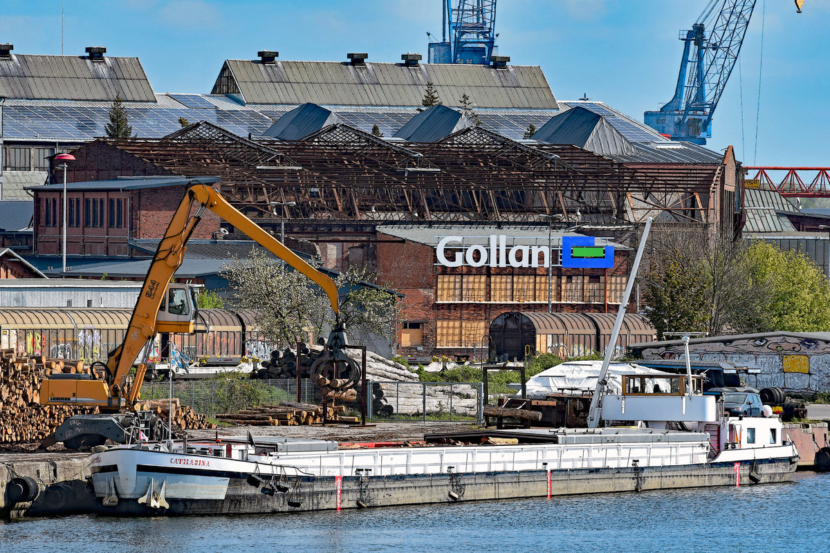 GMS Catharina (04400550 , 80 x 8,2m) am 5.5.2019 in Lübeck