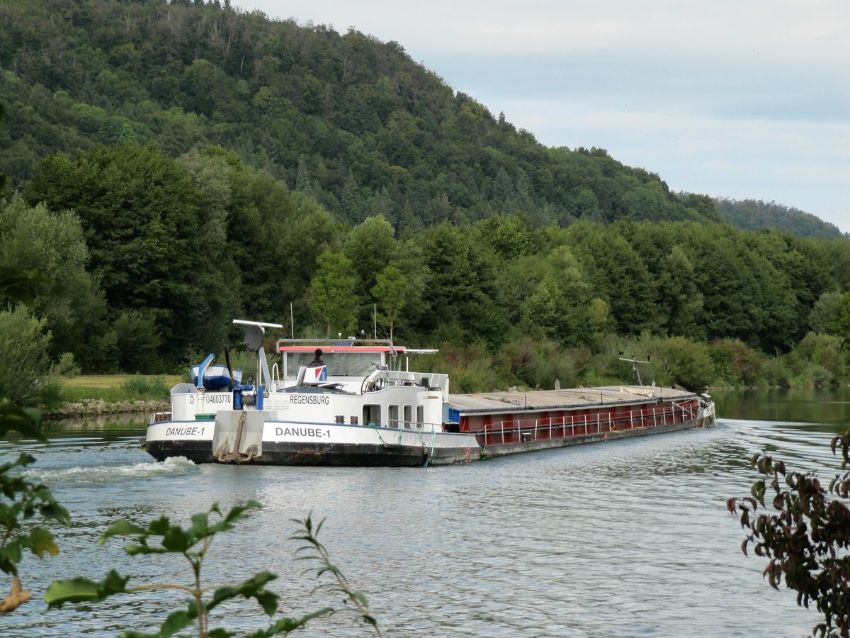 GMS Danube-1 (04603770 , 85 x 8,20m) am 12.09.2019 im Main-Donau-Kanal auf Höhe der WSV Revierzentrale Gösselthal auf Bergfahrt.