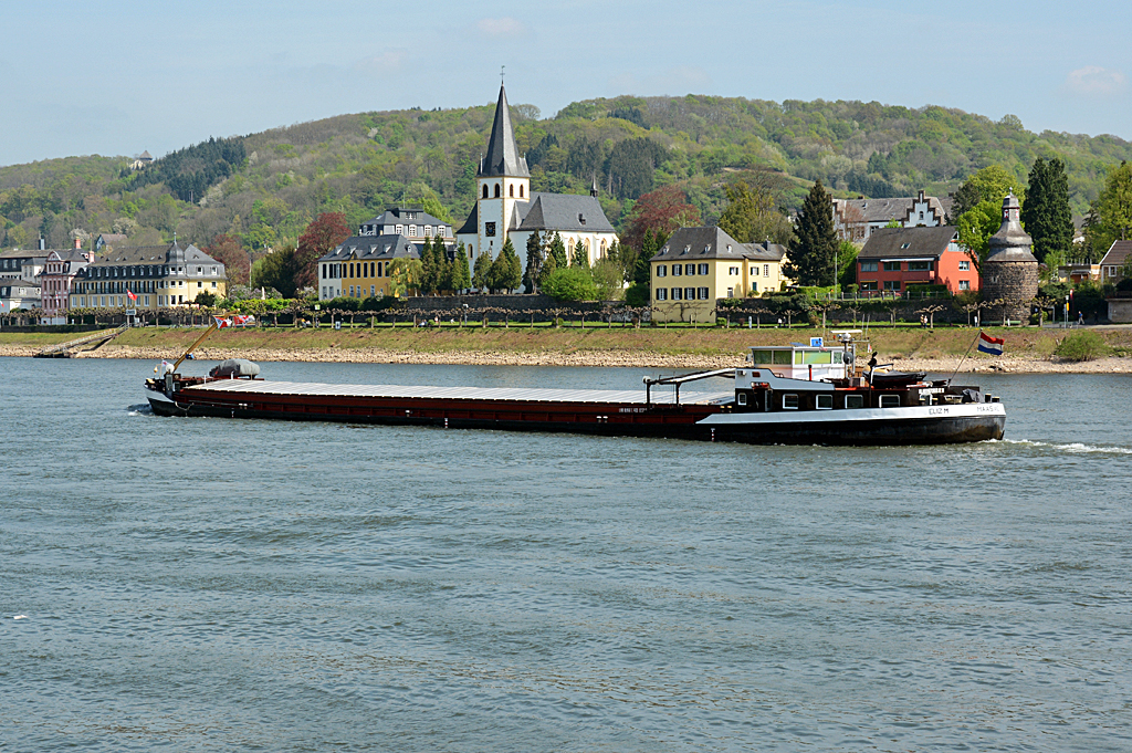 GMS  Eliz M  auf dem Rhein in Unkel - 12.04.2014