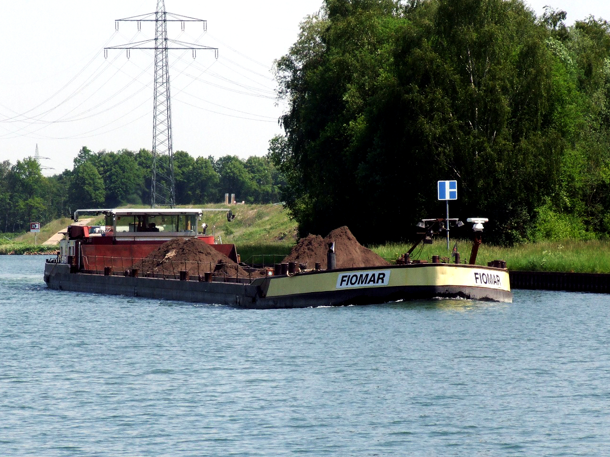 GMS Fiomar (ENI: 04805740) Länge:79,90m Breite:8,98m Tonnage:1271t auf dem DEK bei Datteln am 24.05.2019.