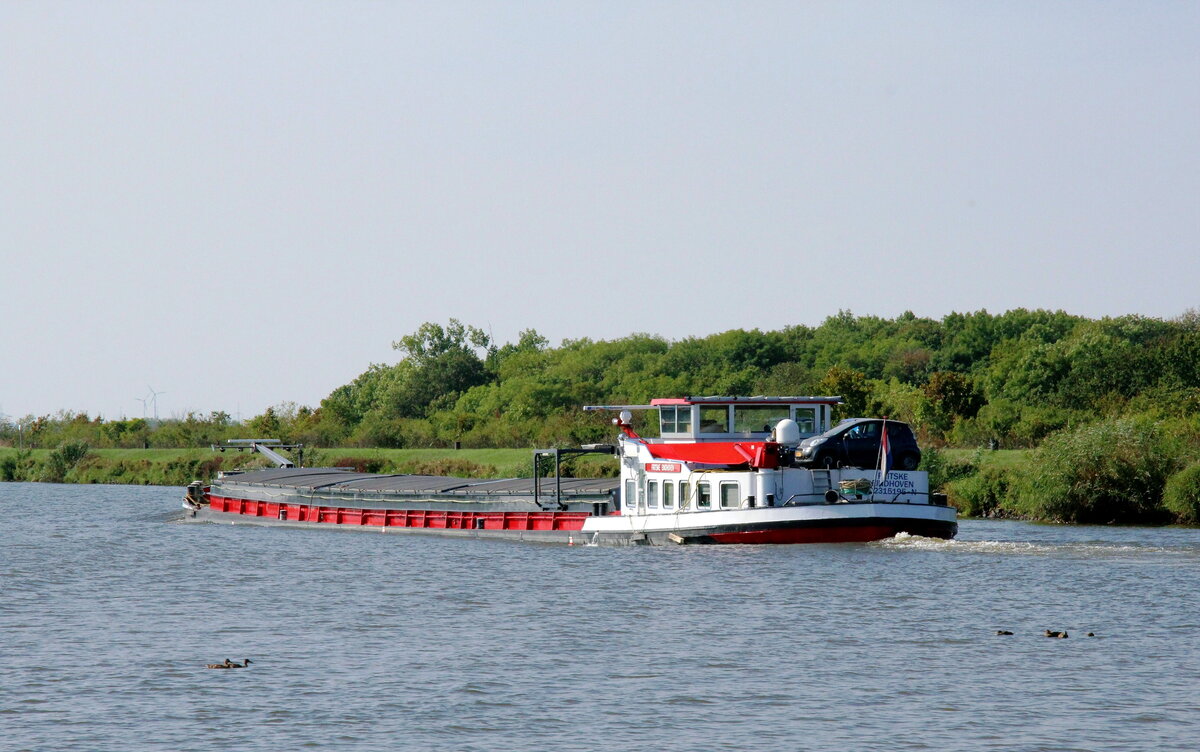 GMS  FRITSKE  (02315195 , 80 x 8,20m) am 14.09.2021 im  MITTELLANDKANAL  Höhe Barleber See I zu Tal in Fahrt.