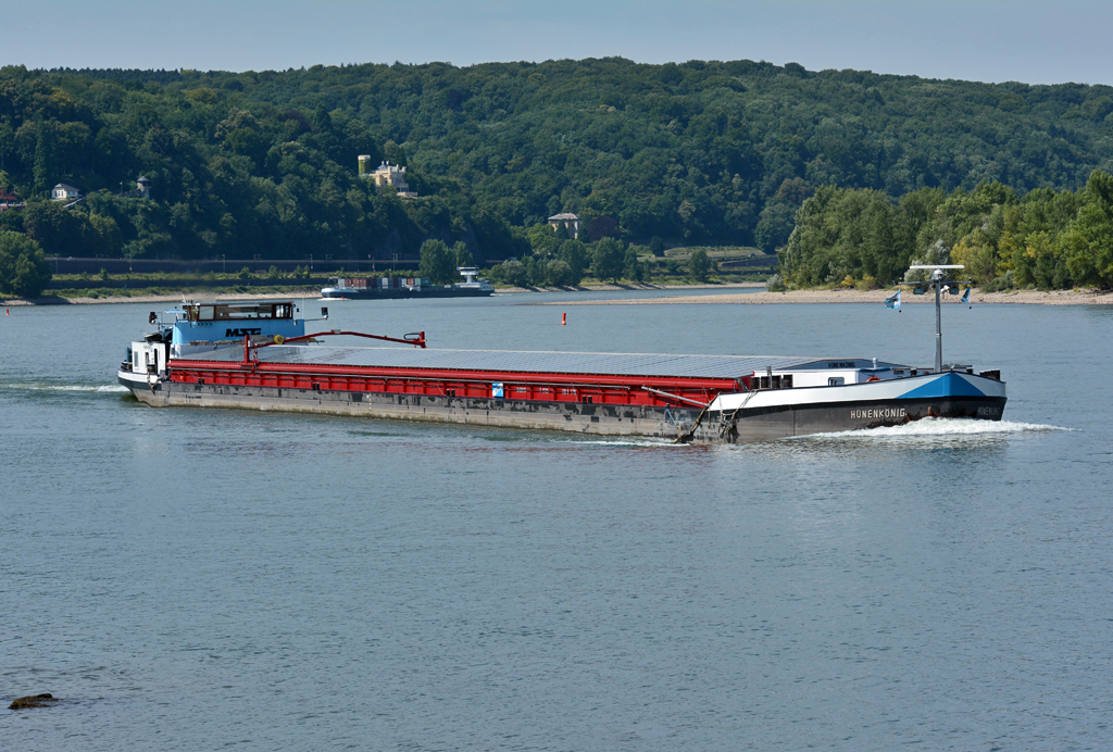 GMS Hünenkönig (nicht Hunnenkönig!) auf dem Rhein in Remagen - 05.08.2015