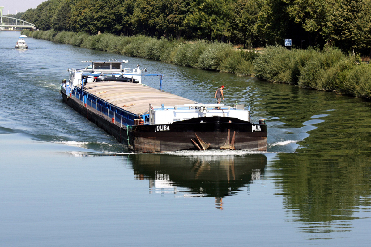 GMS JOLIBA (ENI:04022290) L.82m B.9m To.1092 Baujahr 1939 am 08.08.2020 auf dem WDK in Datteln zu Berg. 