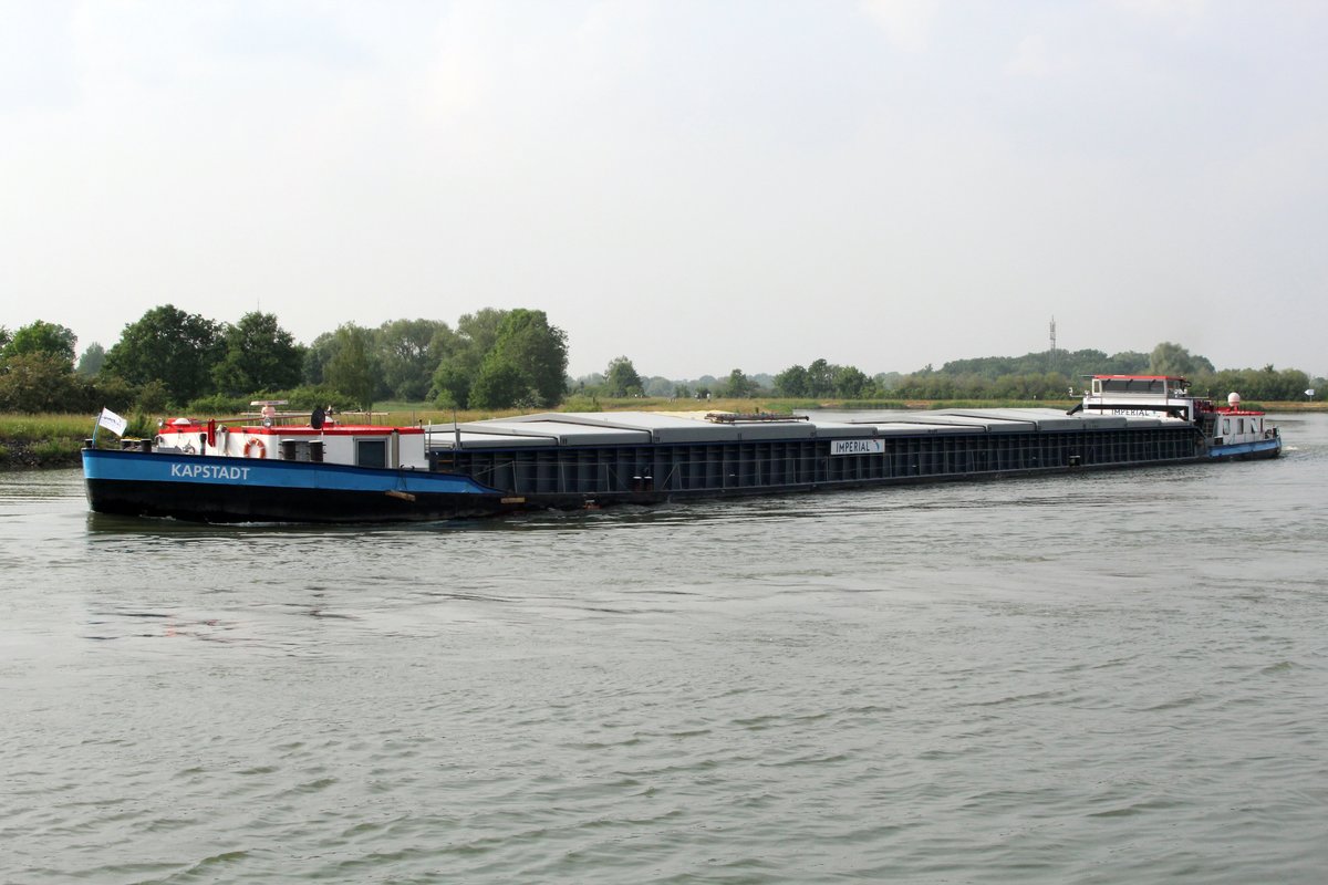 GMS Kapstadt (02326507 , 84,97 x 9,49m) am 27.05.2016 bei Edesbüttel im Mittellandkanal mit westlicher Fahrtrichtung. Das GMS kam aus dem Elbe-Seitenkanal.