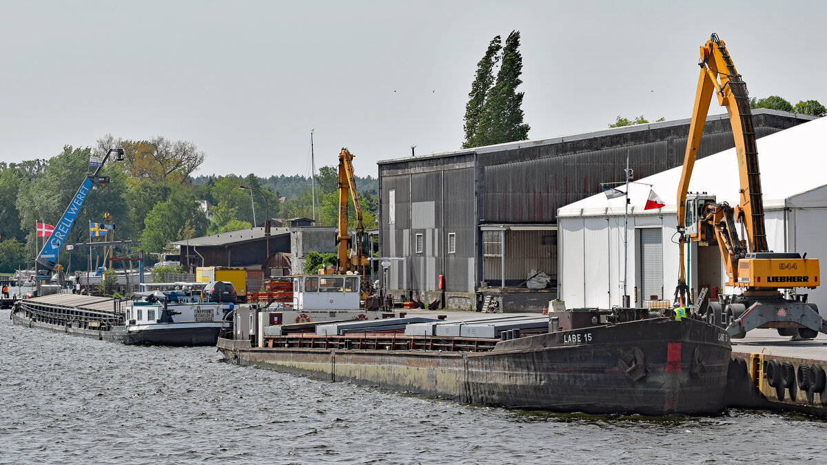 GMS LABE 15 (ENI 08451011) am 22.05.2023 in Lübeck-Schlutup