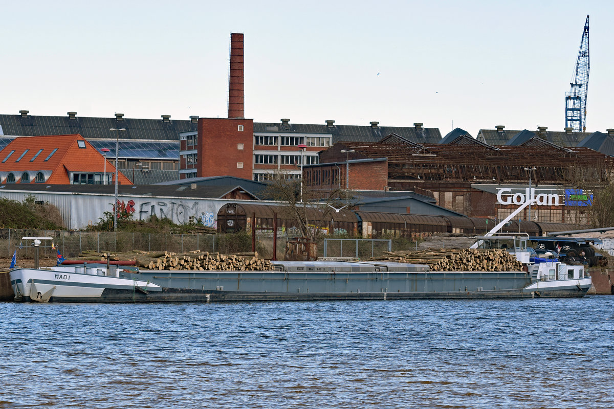 GMS  Madi  am 19.04.2020 im Wallhafen Lübeck