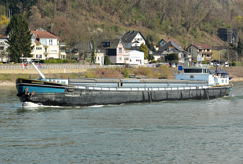 GMS  MEDEDINGER  auf dem Rhein bei Remagen - 28.03.2014