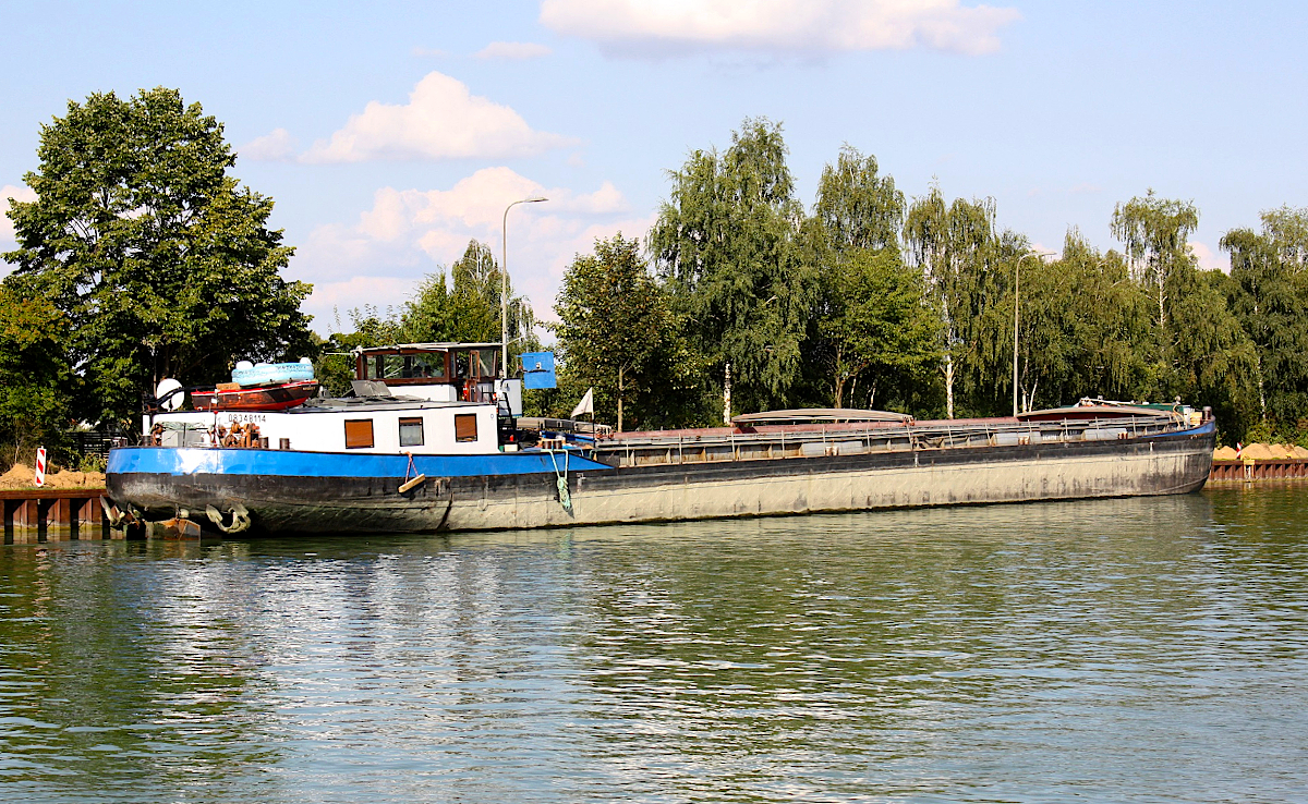 GMS NAVIGARE 1 (ENI:08348114) L.67m B.8,20m T 917 Baujahr 1955 Flagge Polen auf dem MLK am 11.08.2021 in Bad Essen.