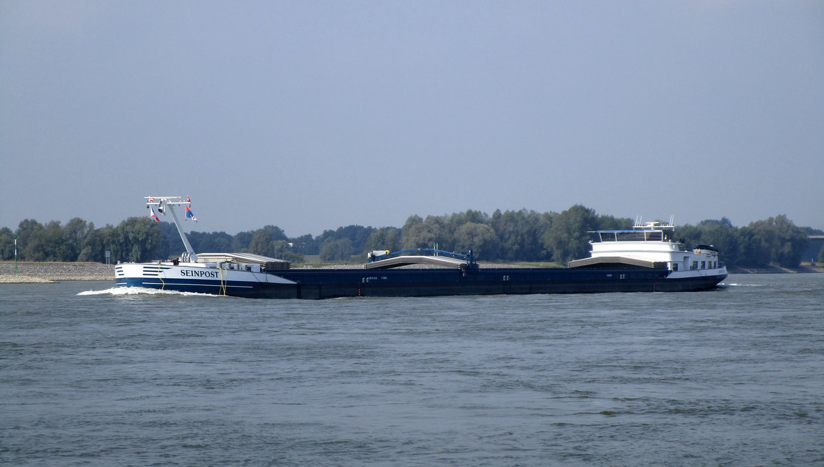 GMS Seinpost (02331835 , 110 x 11,45m) am 07.07.2017 bei Rees auf Rhein-Bergfahrt.